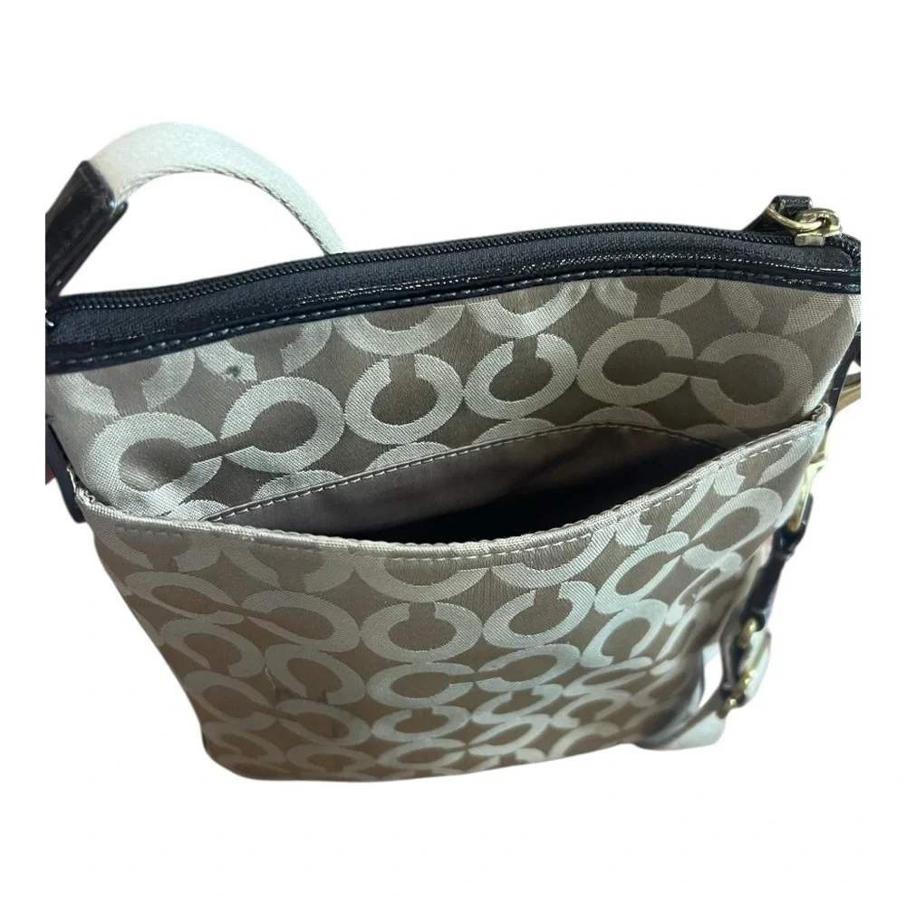 Coach Madison Small Khaki Mahogany Beige Crossbody